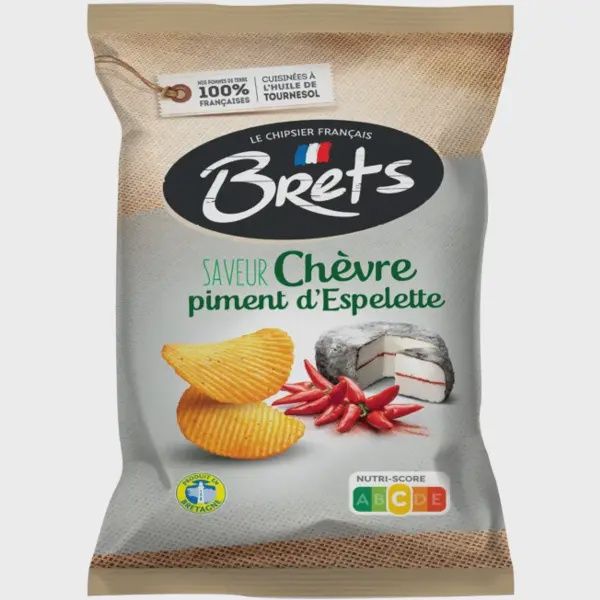 125g Brets "Chèvre Piment d’Espelette" Chips