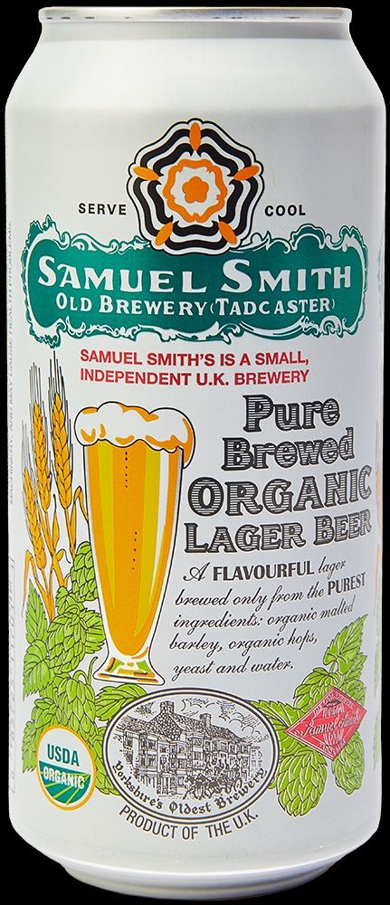 14.9oz-C Samuel Smith's "Pure Brewed Organic Lager"
