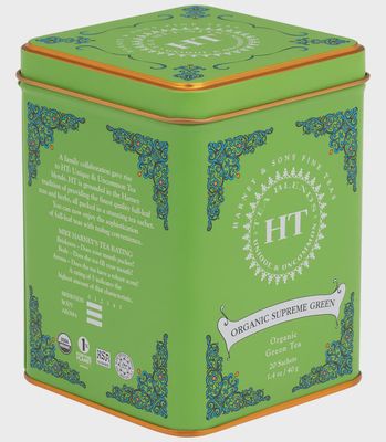 1.4oz Harney &amp; Sons "Organic Supreme Green Tea" Tin