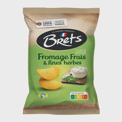 125g Brets "Fromage Frais Et Fines Herbes" Chips