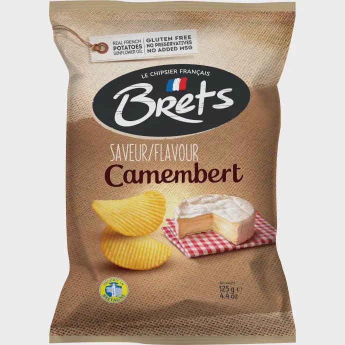 125g Brets "Camembert" Chips”