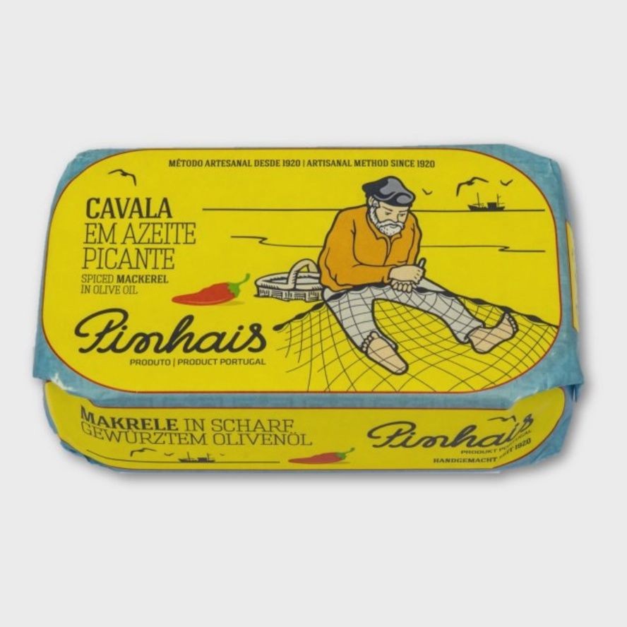 125g Pinhais "Spiced Mackerel in Olive Oil"