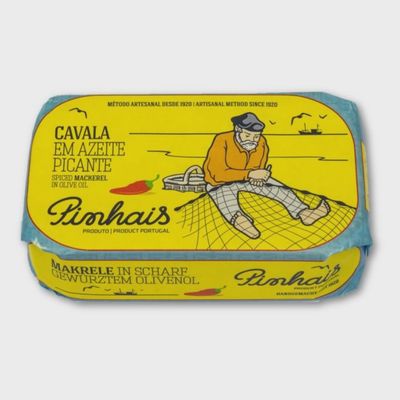 125g Pinhais "Spiced Mackerel in Olive Oil"