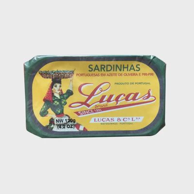 4.2oz Luças "Sardines in Olive Oil &amp; Piri Piri"
