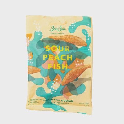 5.2oz BonBon "Sour Peach Swedish Fish"