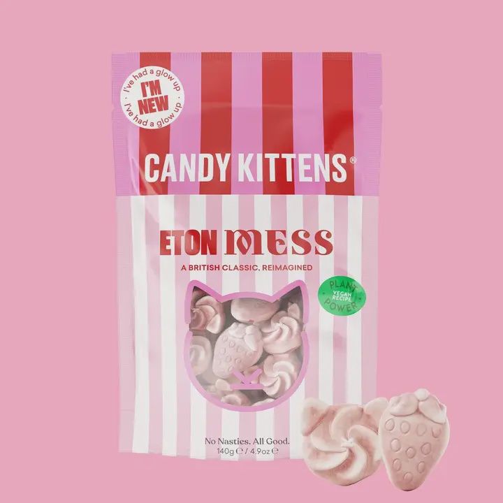 4.9oz Candy Kittens "Eton Mess (Strawberry Creme)" Gourmet Sweets