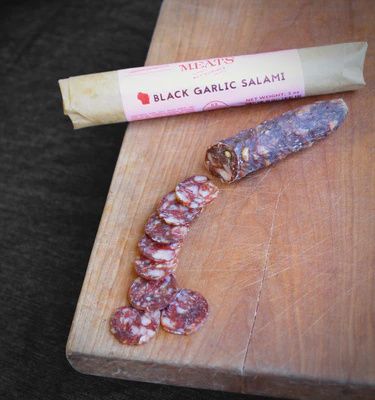2oz Black Garlic Salami Underground Meats