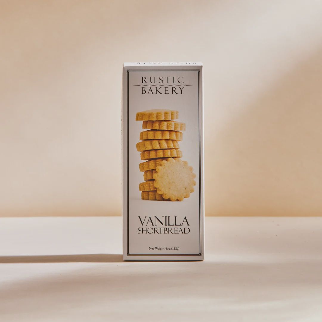 4oz Rustic Bakery "Vanilla Bean Shortbread"