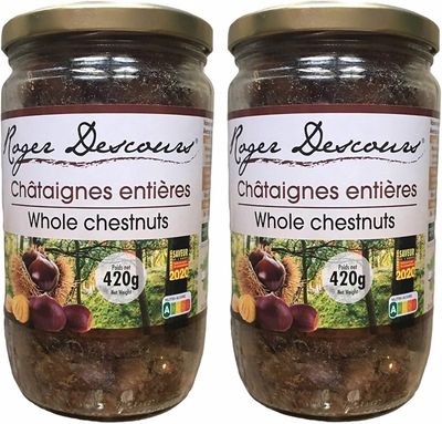 15oz Roger Descours Whole Roasted Chestnuts