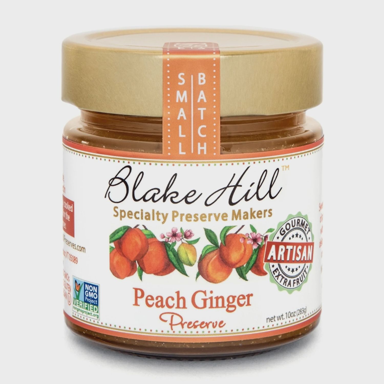 10oz Blake Hill Summer Peach Ginger Preserves