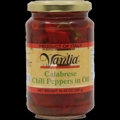11oz Vantia Calabrese  Chili Peppers in Oil VG245
