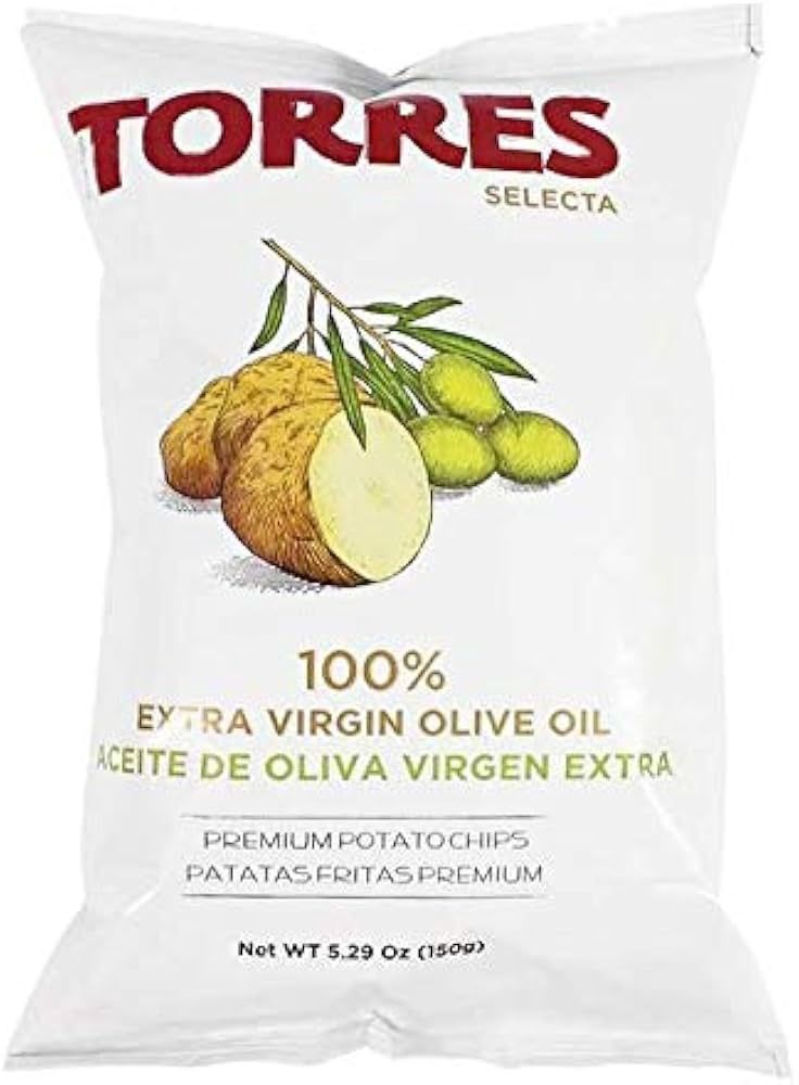 125g Torres "Extra Virgin Olive Oil EVOO" Chips