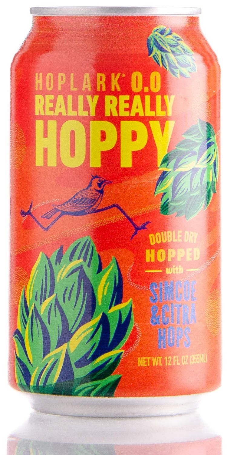 12oz-C Hoplark 0.0 "Really Really Hoppy Cascade &amp; Citra" Hop Seltzer