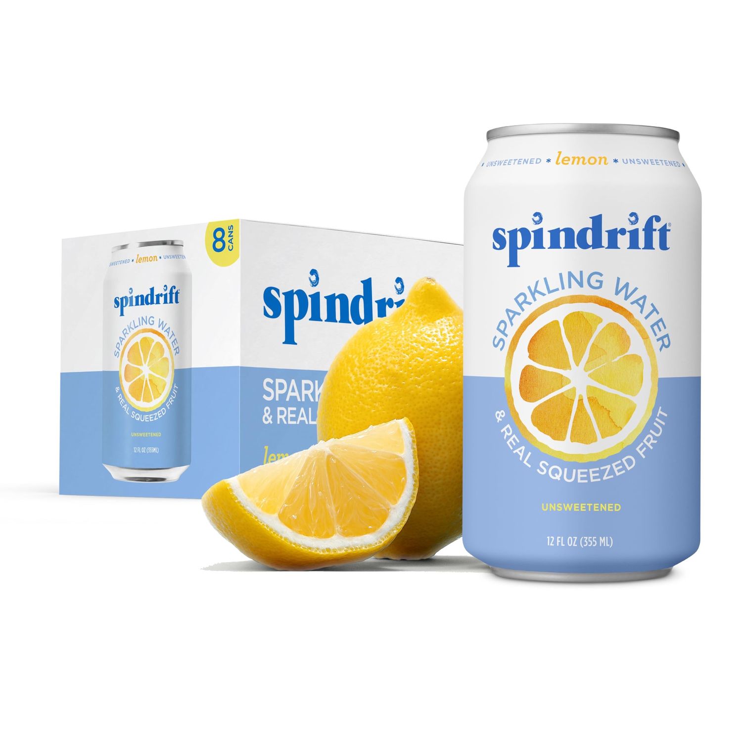 12oz-C Spindrift Lemon Seltzer
