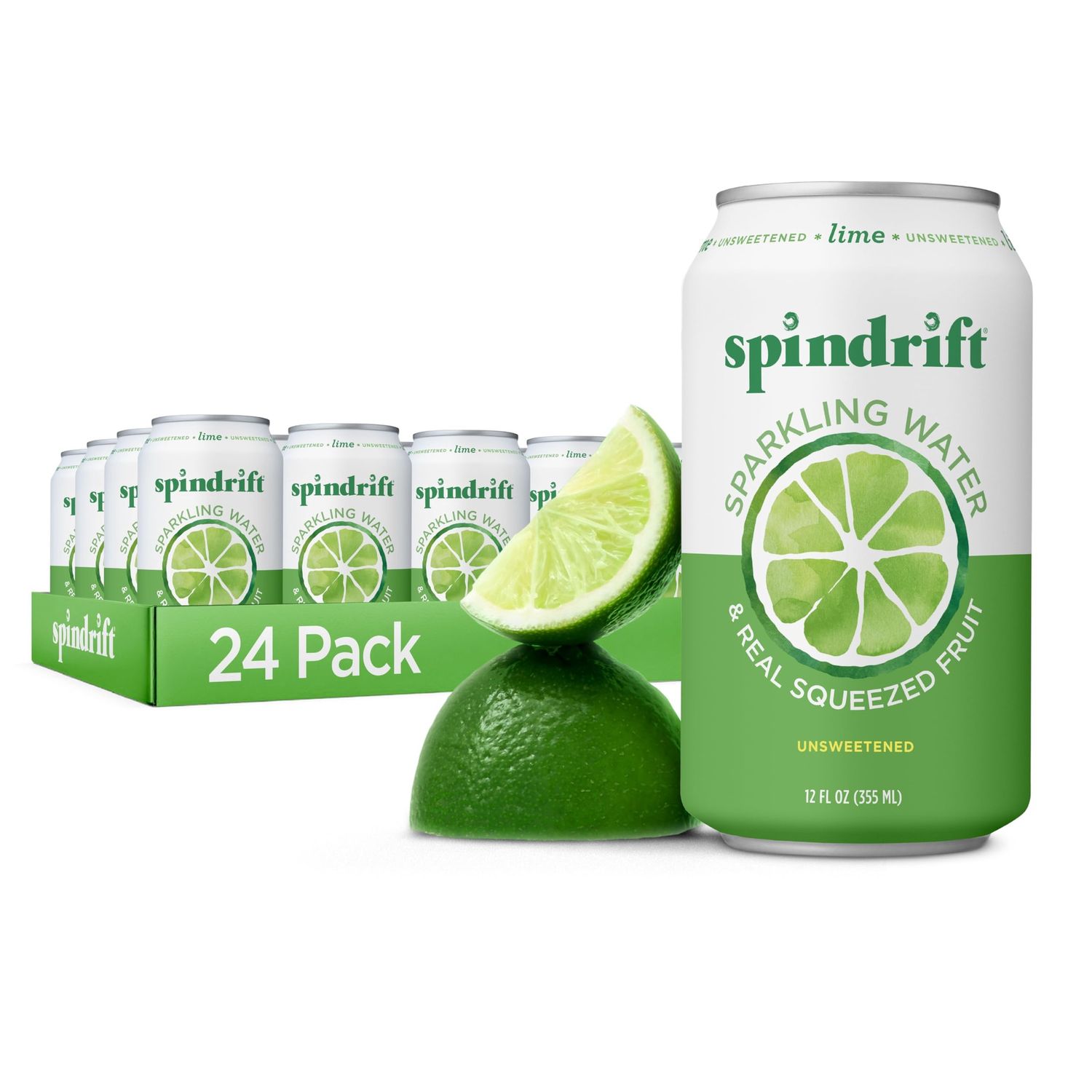 12oz-C Spindrift "Lime" Seltzer