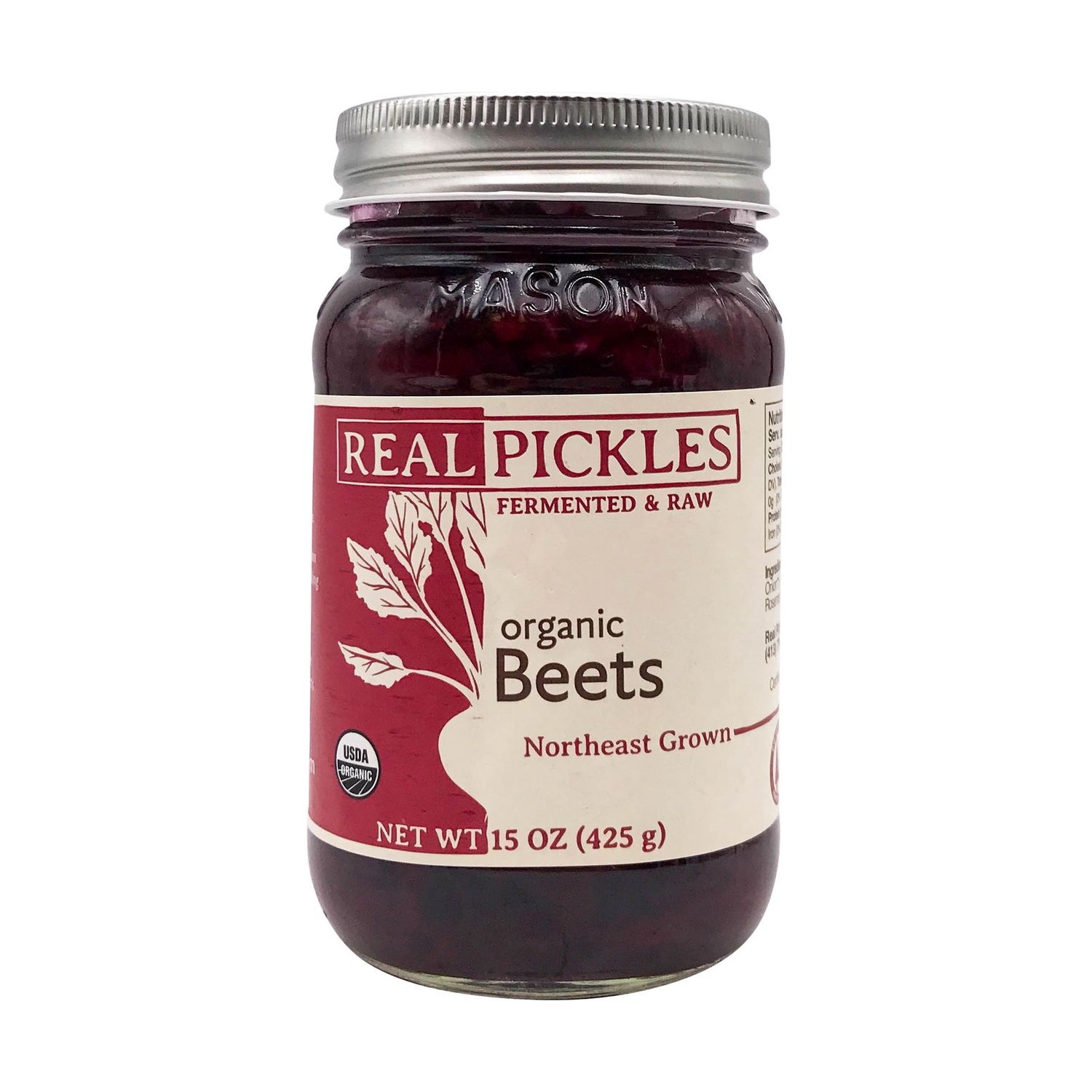 15oz Real Pickles "Fermented Beets"