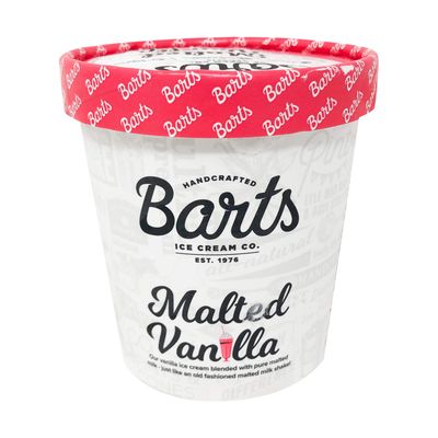 16oz Bart's Ice Cream "Malted Vanilla"