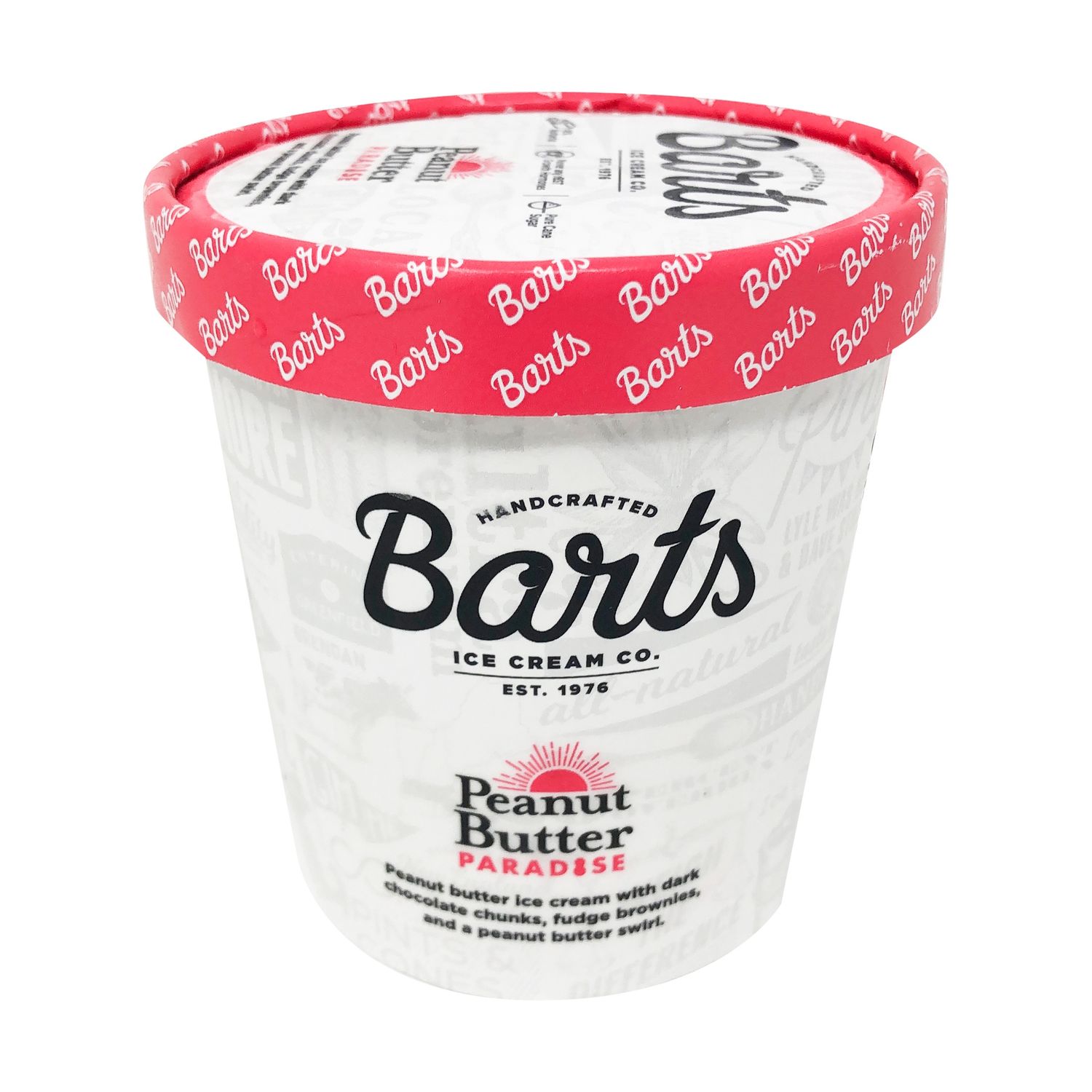 16oz Bart's Ice Cream "Peanut Butter Paradise"