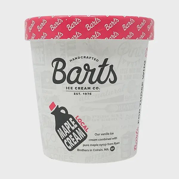 16oz Bart's Ice Cream "Maple Cream"