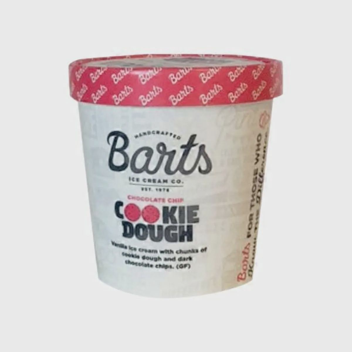 16oz Bart's Ice Cream "Chocolate Chip Cookie Dough"