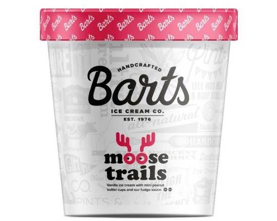 16oz Bart's Ice Cream "Moose Trails"