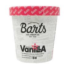 16oz Bart's Ice Cream "Vanilla"