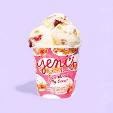 16oz Jeni's Ice Cream "Powdered Jelly Donut"