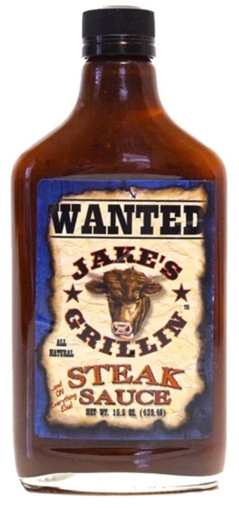 15.5oz Jake's Grilling Wanted Steak Sauce