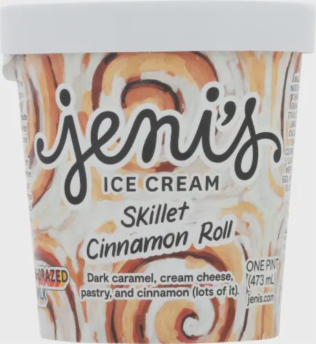 16oz Jeni's Ice Cream "Skillet Cinnamon Roll"