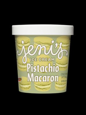 16oz Jeni's Ice Cream "Pistachio Macaron"