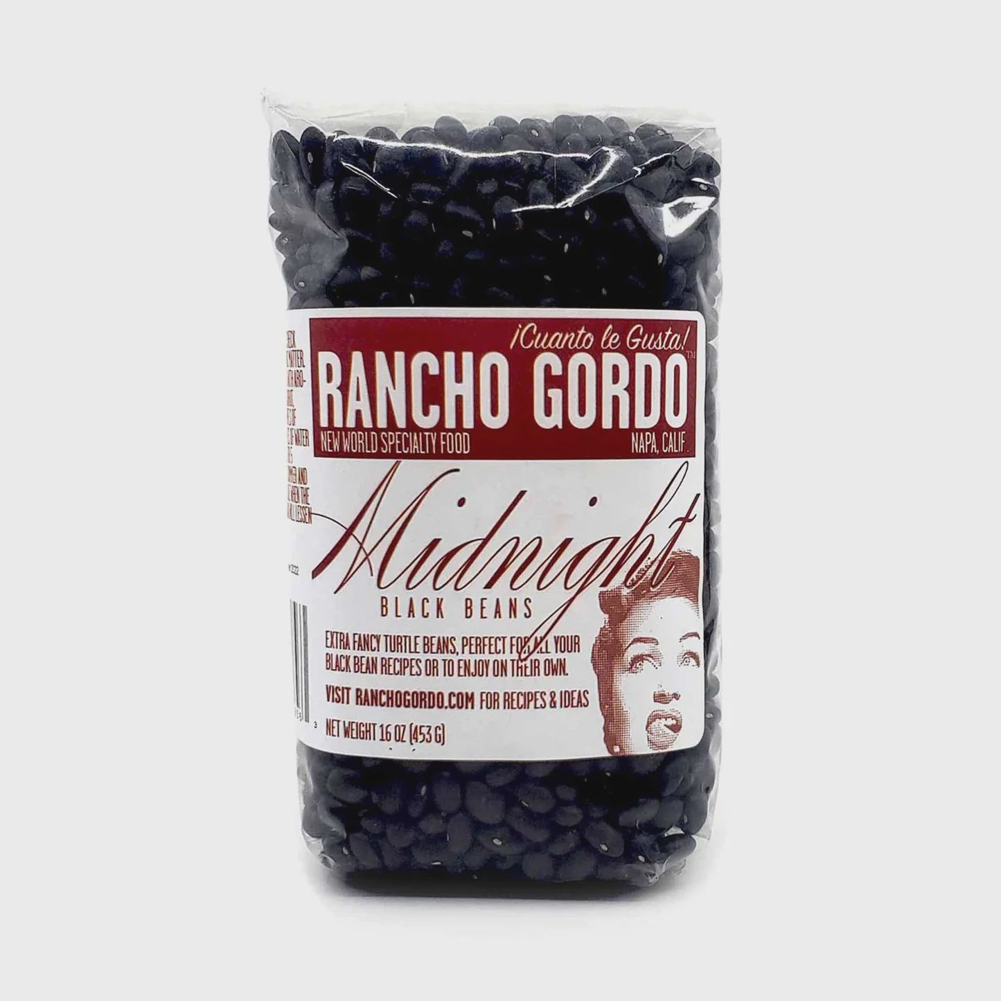 16oz Rancho Gordo "Midnight Black Beans"