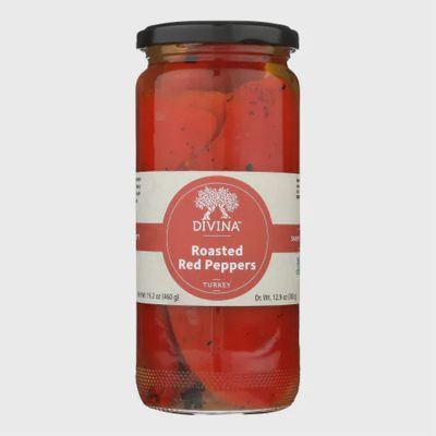 16oz Roasted Red Peppers Divina