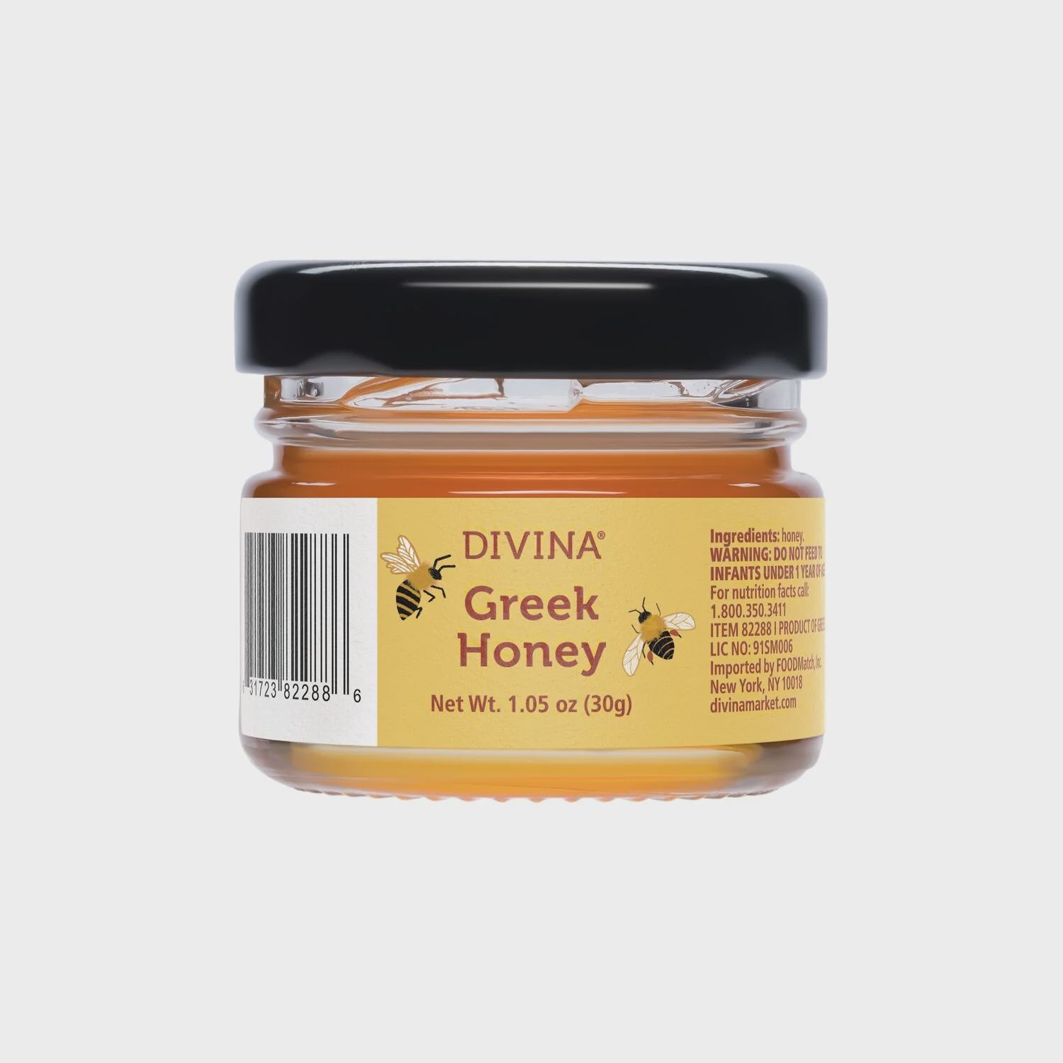 1oz "Divina Greek Mini Wildflower Honey"