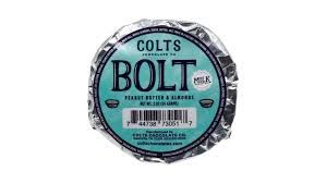 2oz Colts Bolt Peanut Butter/ Almond Cup: Milk