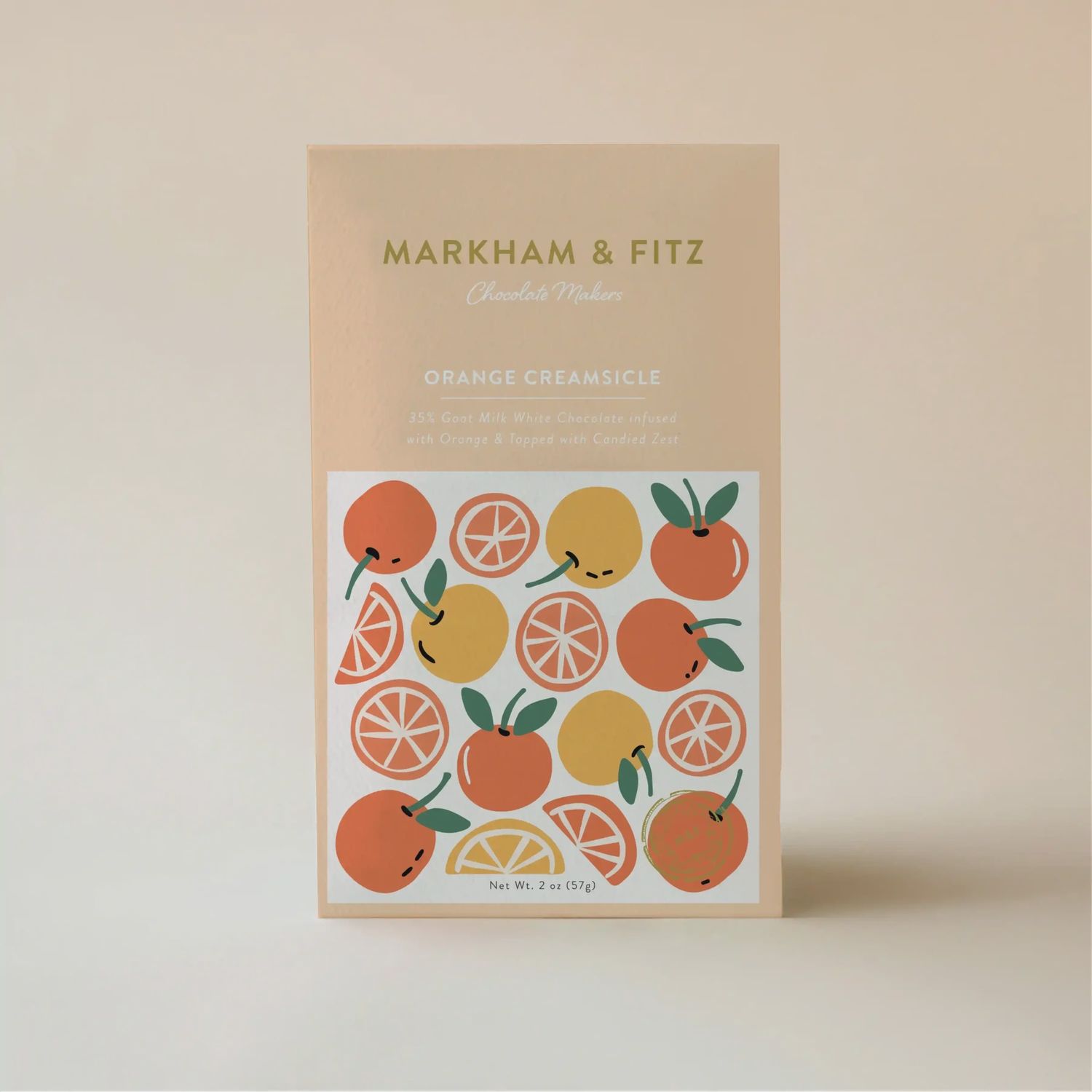 2oz Orange Creamsicle White Chocolate Markham &amp; Fitz