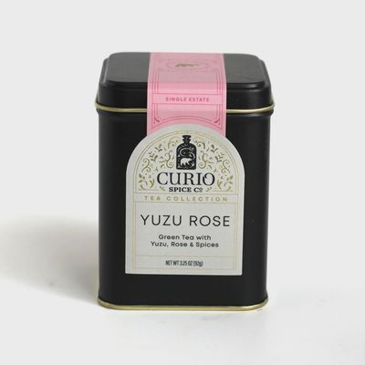 3.2oz Curio Spice Co "Yuzu Rose" Loose Leaf Tea Tin