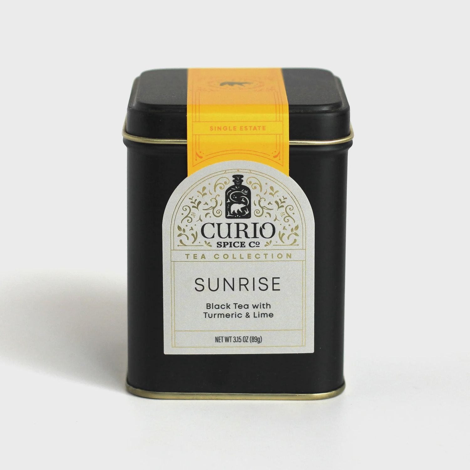3.2oz Curio Spice Co "Sunrise Tea" Loose Leaf Tea Tin
