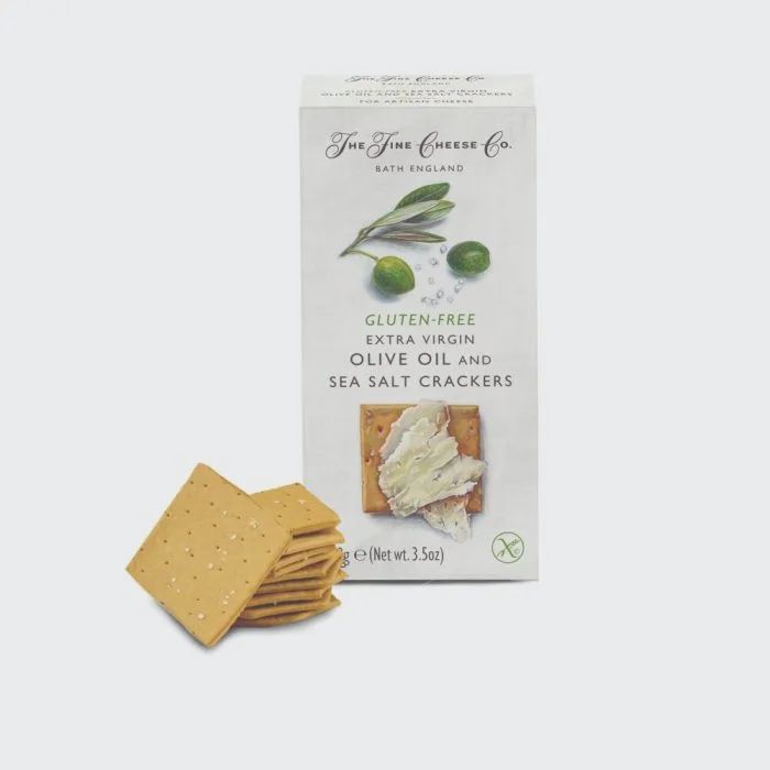 3.5oz Fine Cheese Gluten-Free EVOO Sea Salt Crackers