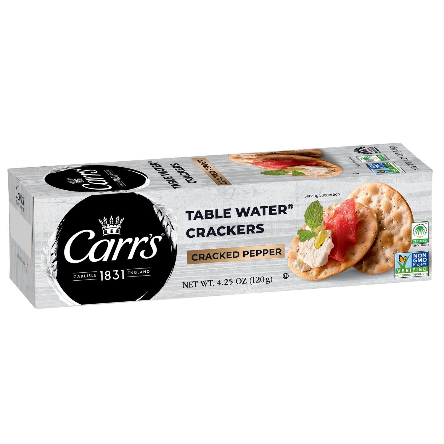 4.25oz Carr's "Cracked Pepper Table Water Cracker"