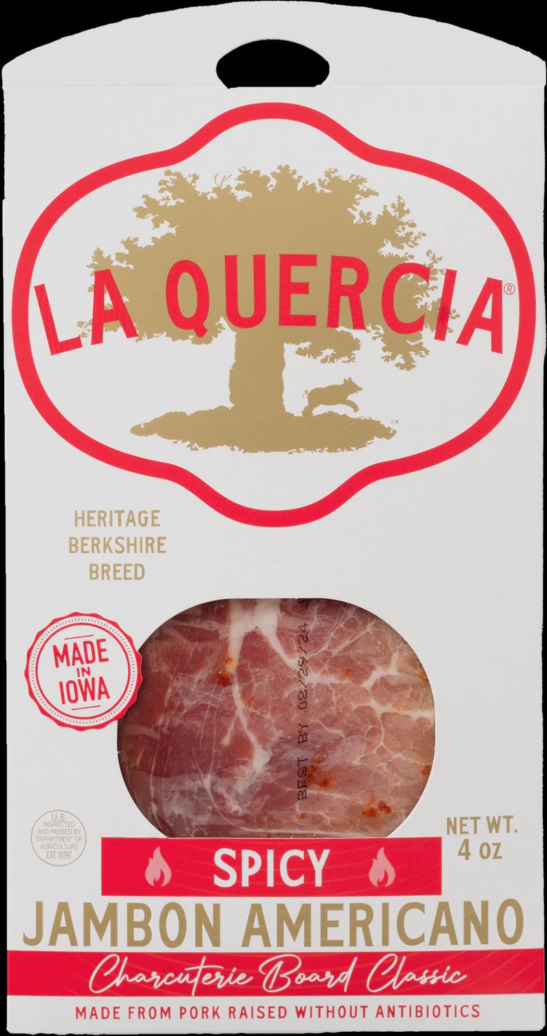 4oz "Sliced Spicy Jambon La Quercia"