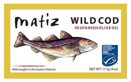 4oz "Wild Cod in Olive Oil" Matiz