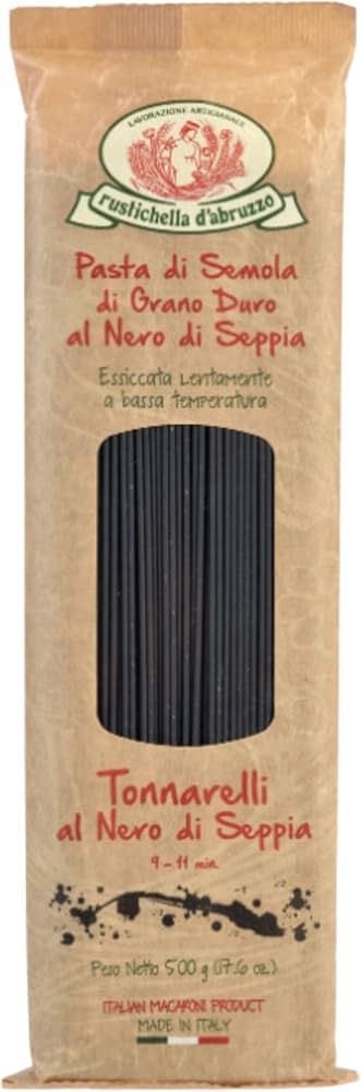 500g Rustichella Spaghetti Nero Di Seppia