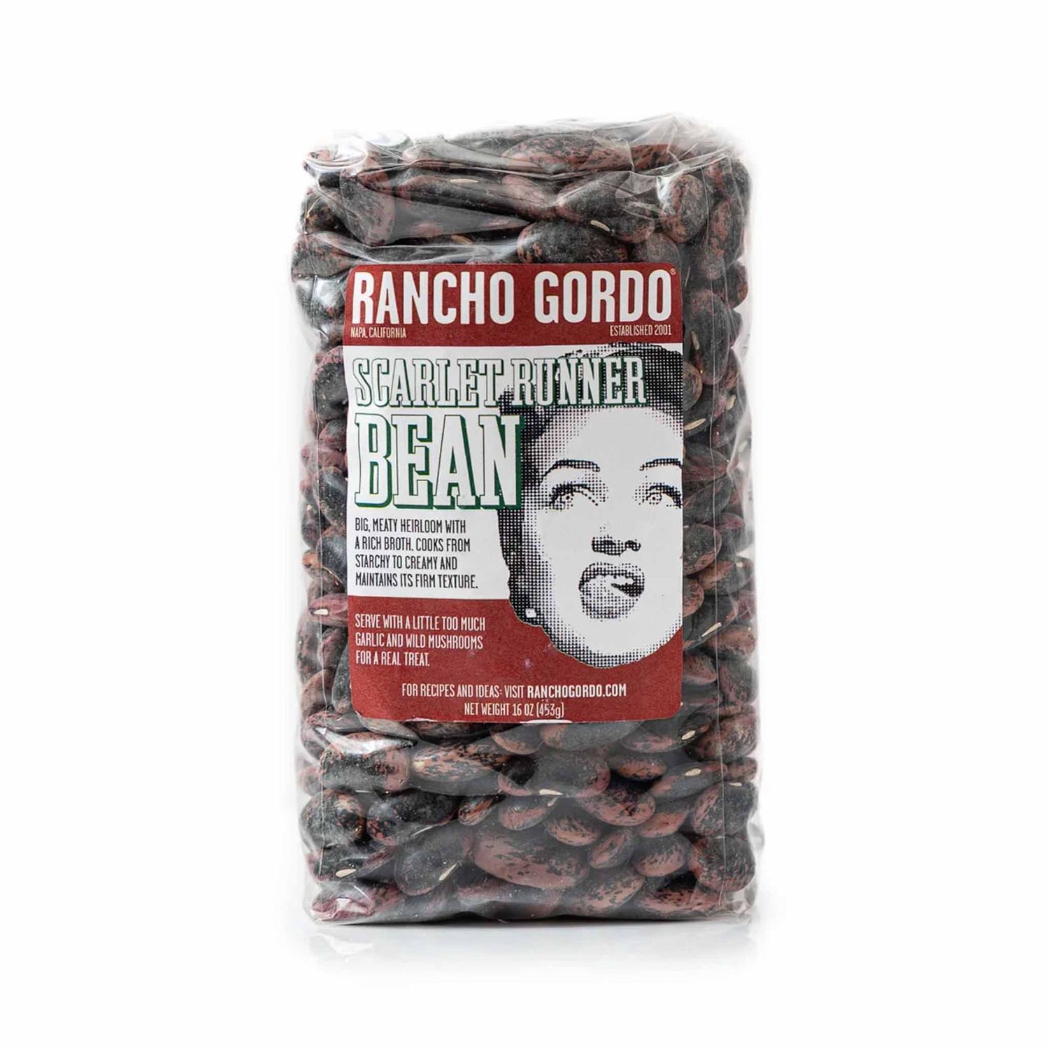 16oz Rancho Gordo "Scarlet Runner Beans"