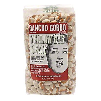16oz Rancho Gordo "Dried Yellow Eye Beans"