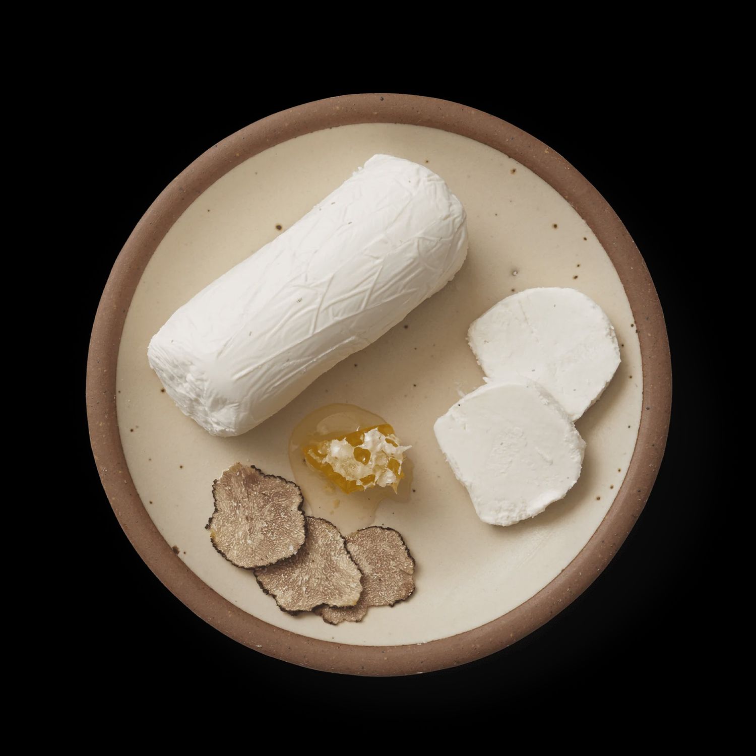 4oz Classic Chevre Log w Truffle and Honey