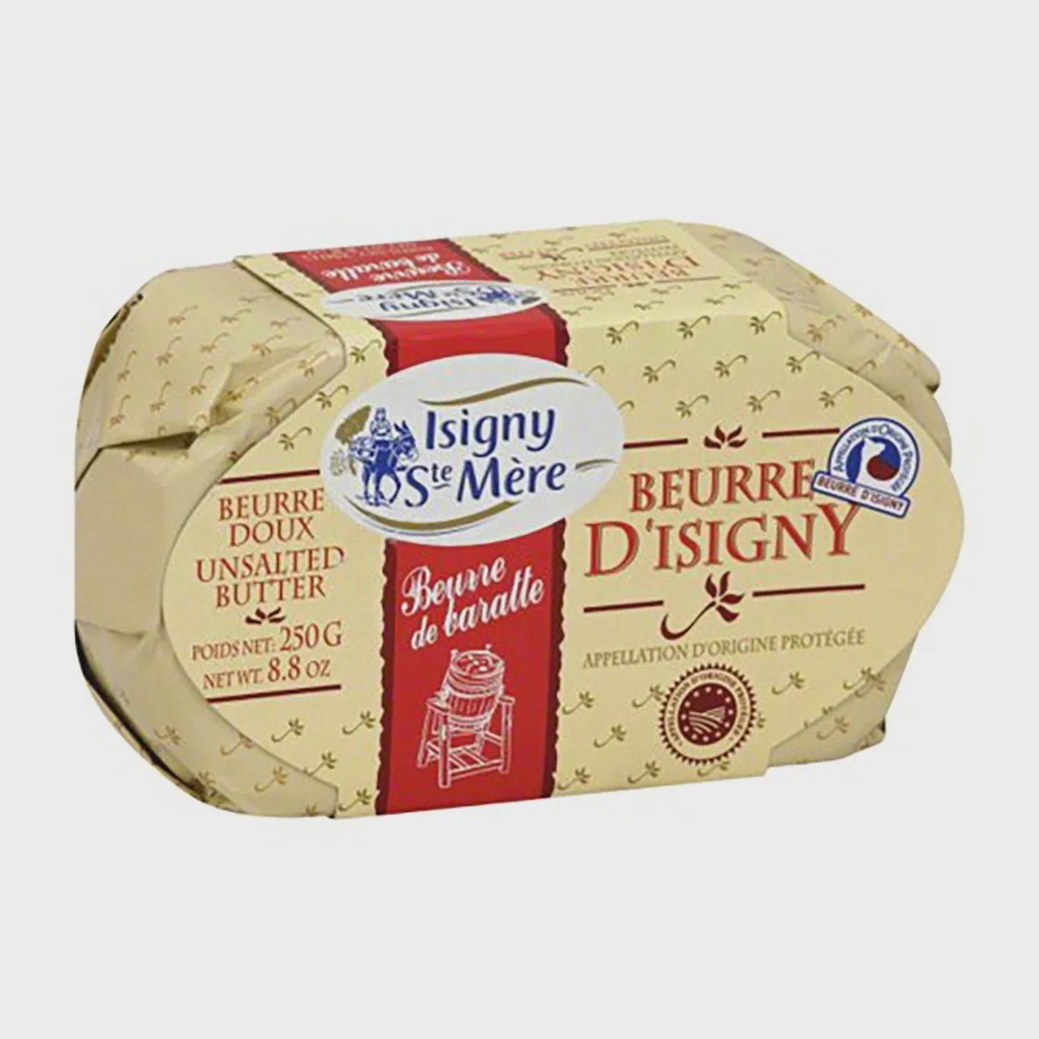 Isigny Sweet Butter Ovals (Yellow)