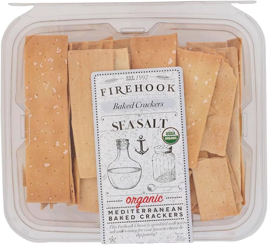8oz Firehook Sea Salt Crackers