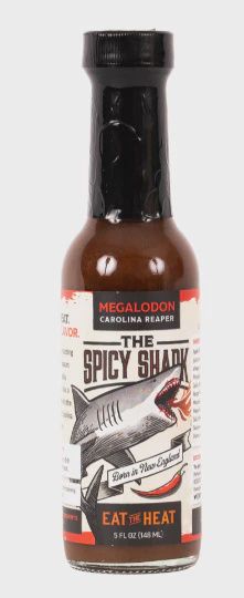 5oz-B The Spicy Shark "The Megalodon" Carolina Reaper Hot Sauce