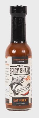 5oz-B The Spicy Shark "Thresher Shark" Chipotle Hot Sauce