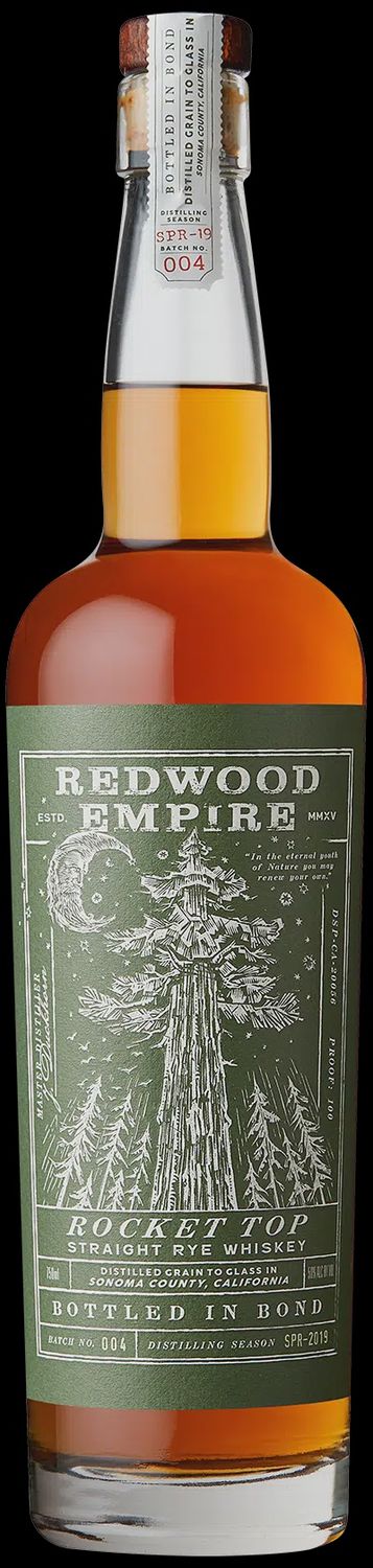 Redwood Empire Rocket Top Bottled in Bond Rye 750mL